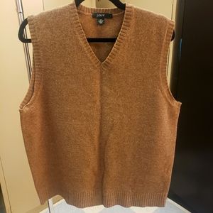 Mens Lambswool Sleeveless JCrew Sweater